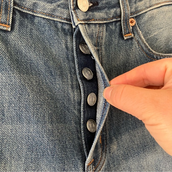 NWT Alex Mill Carla High Rise Straight Jeans (Vintage Light Wash) - Picture 5 of 14